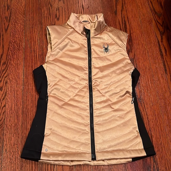 SPYDER Women Shiny Gold Vest - Picture 2 of 9